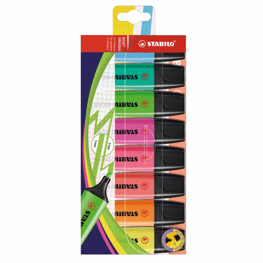Stabilo Boss 8 kpl