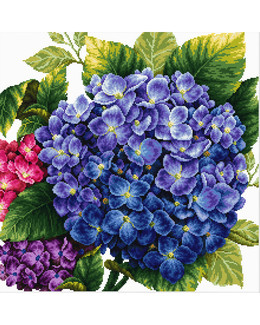 Kirjontapakkaus Taulu Hortensia