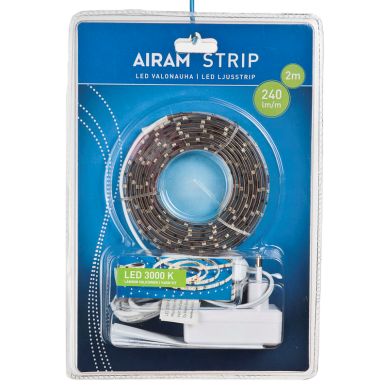 AIRAM LED-nauha 2m valkoinen IP20, 9,6 Watt