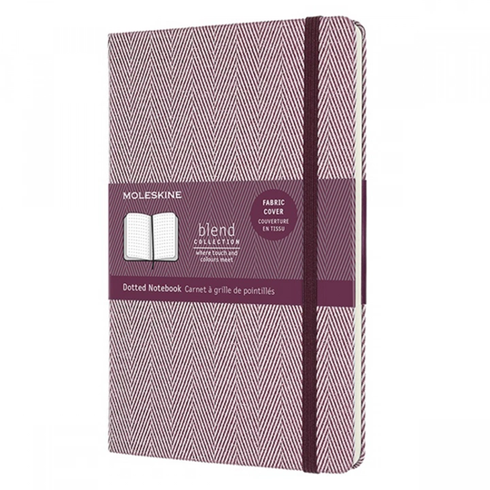 Moleskine Blend Hardcover Large Purple Dotted