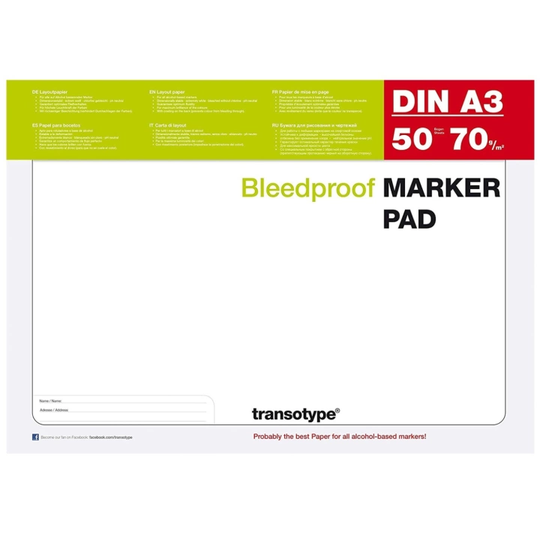 Copic Marker Pad A3-pad