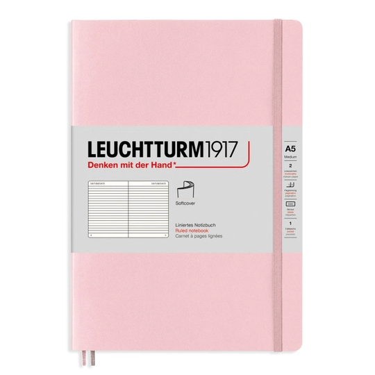 Leuchtturm1917 Notebook A5 Softcover Powder Plain