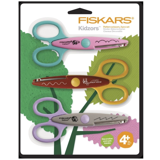 Fiskars Kidzors saksisetti,eläintarha 3-pack