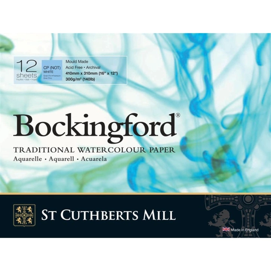 St Cuthberts Mill Bockingford Akvarelliilehtiö CP/NOT 300g 41x31cm