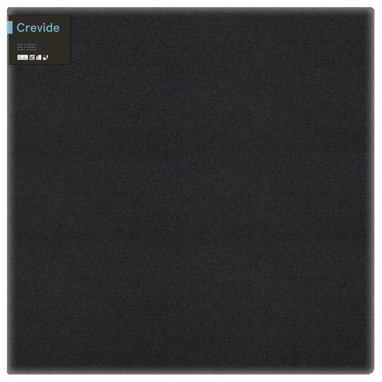 Crevide Pingotettu Canvaskangas Musta Puuvilla/Polyesteri 100x100