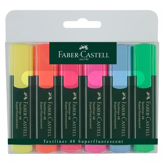 Faber-Castell Textliner 48 Korostuskynä 8 kpl