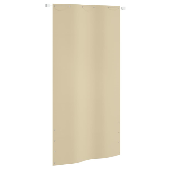 vidaXL Parvekkeen suoja beige 120x240 cm Oxford kangas