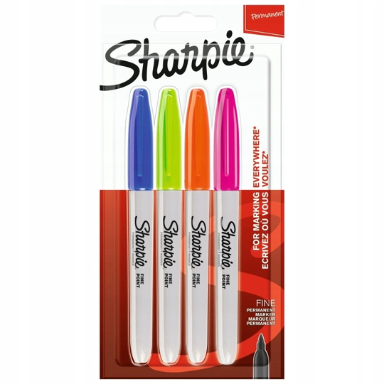 Sharpie Fine Marker 4 kpl Fun