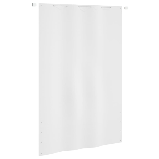 vidaXL Parvekkeen suoja valkoinen 160x240 cm Oxford kangas