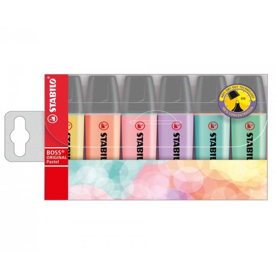 Stabilo Boss Pastelli 6 kpl