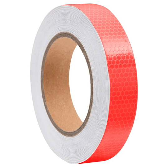vidaXL Heijastinteippi punainen 2,5 cmx20 m PVC