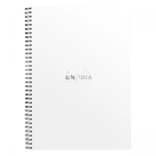 Rhodia Notebook Spiral Valkoinen A4 Viivoitettu