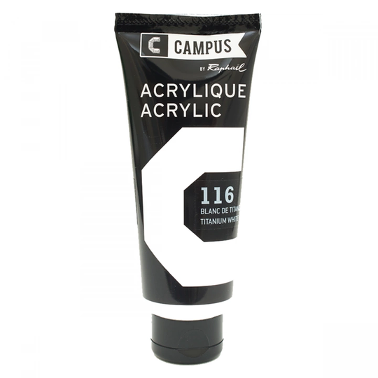 Raphaël Campus Akryylimaali 100 ml 116 Titanium white
