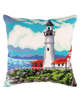Kirjontapakkaus Tyynynpäällinen Majakka