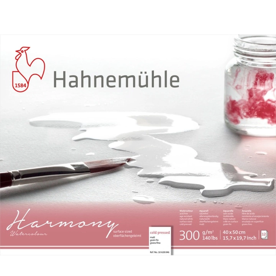 Hahnemühle Akvarelliipaperi Harmony CP 300g Matta 40×50cm