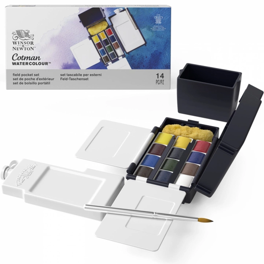 Winsor & Newton Cotman Akvarellivärit Field Pocket