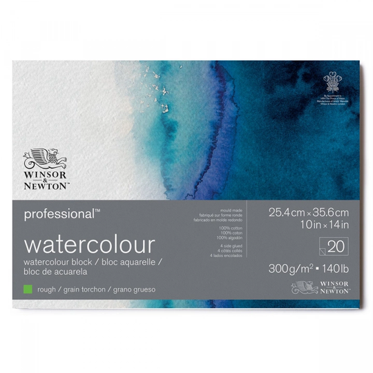 Winsor & Newton Professional Akvarellilehtiö Rough 23x31 cm 300g