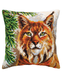 Kirjontapakkaus Tyynynpäällinen Ilves