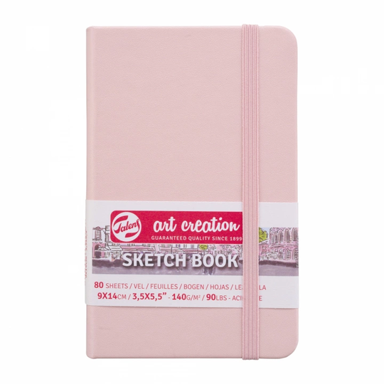 Art Creation Luonnoskirja Pocket Pastel Pink
