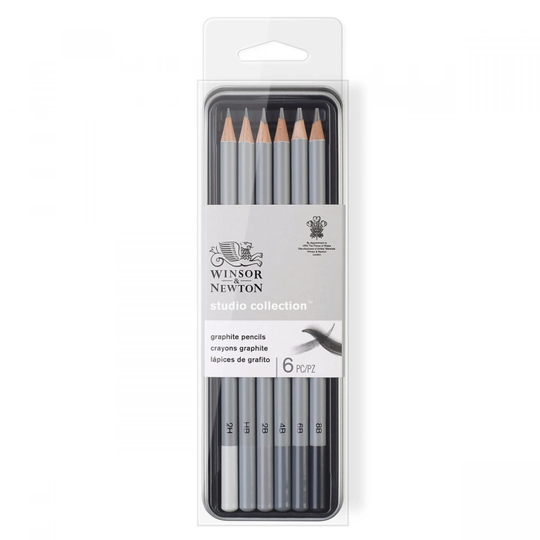 Winsor & Newton Studio Collection Lyijykynät 6-setti