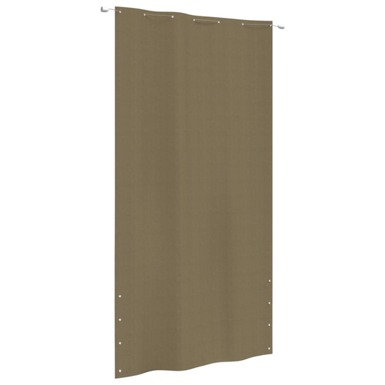 vidaXL Parvekkeen suoja taupe 140x240 cm Oxford kangas