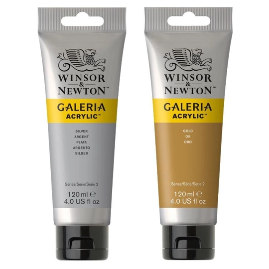 Winsor & Newton Galeria Akryylimaali Metallic 120 ml Gold 283