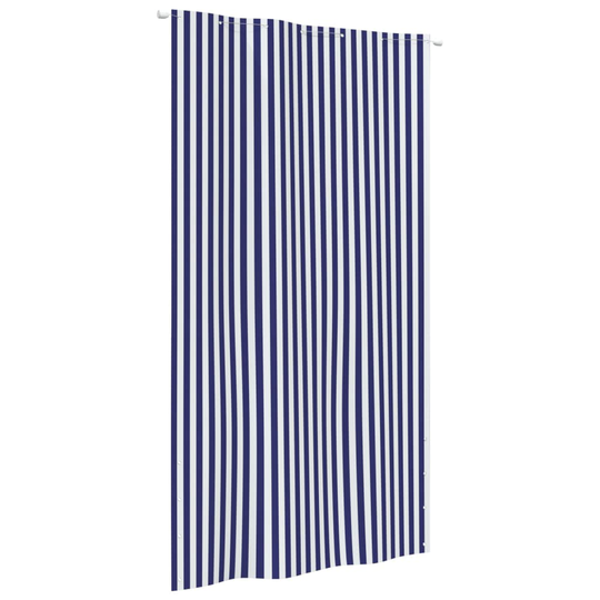 vidaXL Parvekkeen suoja sininen ja valkoinen 140x240 cm Oxford kangas
