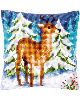 Kirjontapakkaus Tyynynpäällinen Metsäkauris