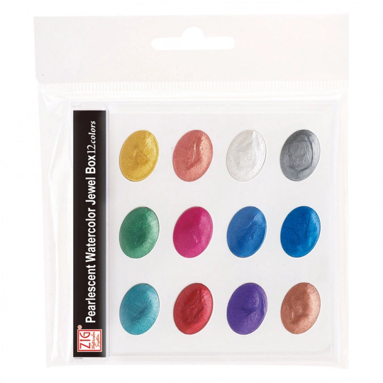 ZIG Kuretake Watercolor System Metallic x 12