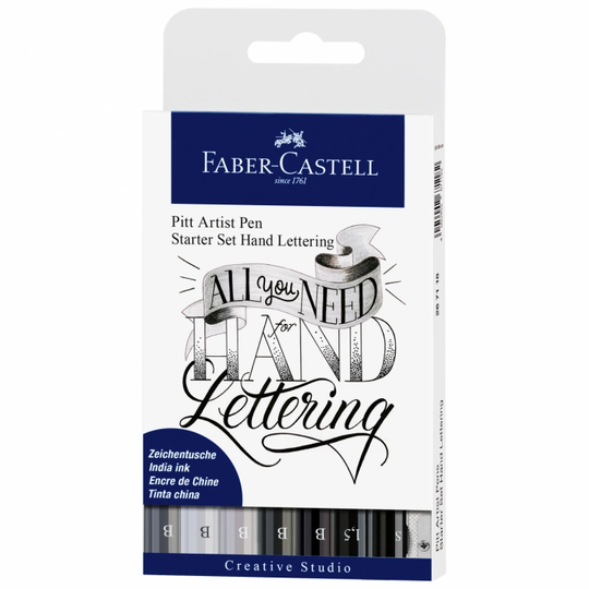 Faber-Castell PITT Artist Hand Lettering Starter Set 8 setti