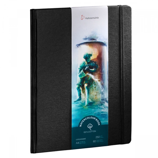 Hahnemühle Watercolour Book Akvarellikirja A4 250g Portrait
