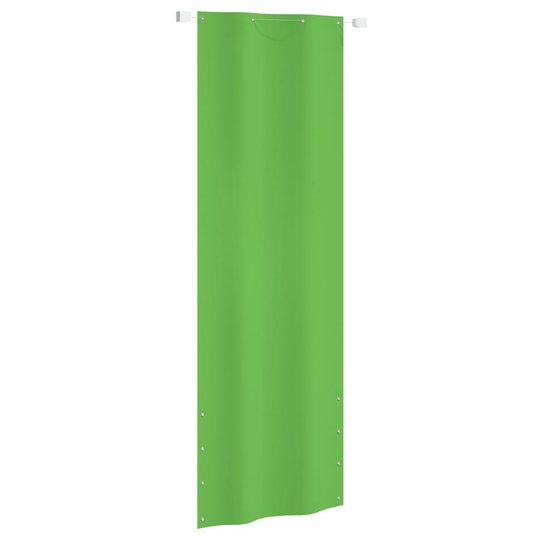 vidaXL Parvekkeen suoja vaaleanvihreä 80x240 cm Oxford kangas
