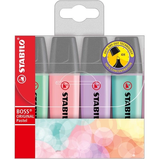 Stabilo Boss Pastelli 4 kpl