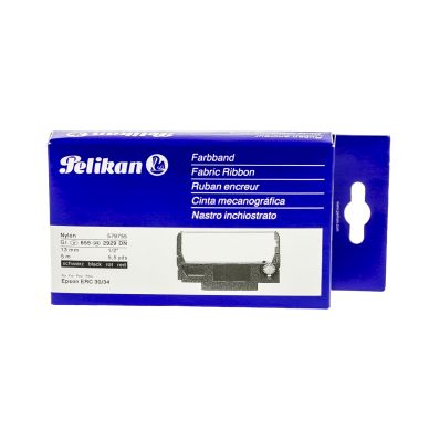Pelikan Värinauha musta/punainen