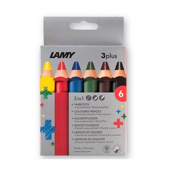 Lamy 3plus Värikynät 6-setti