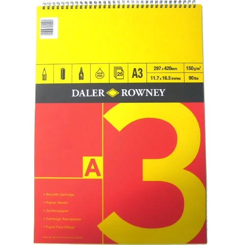 Daler-Rowney Kierrelehtiö 150g A3