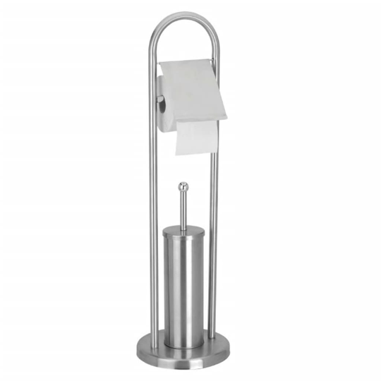 Excellent Houseware Lattiamallinen WC-paperiteline harjalla 80 cm