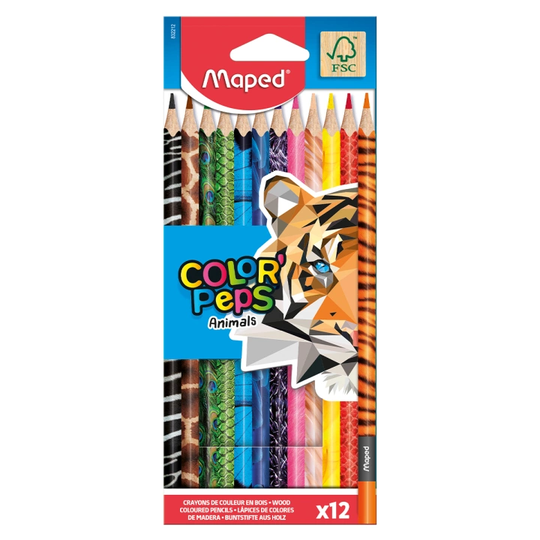 Maped Värikynät Color Peps Animal 12 kpl