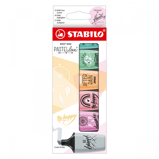 Stabilo Boss Mini Yliviivauskynä 6 kpl