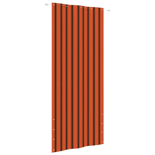 vidaXL Parvekkeen suoja oranssi ja ruskea 100x240 cm Oxford kangas